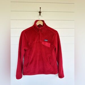 Patagonia Red half snap pullover